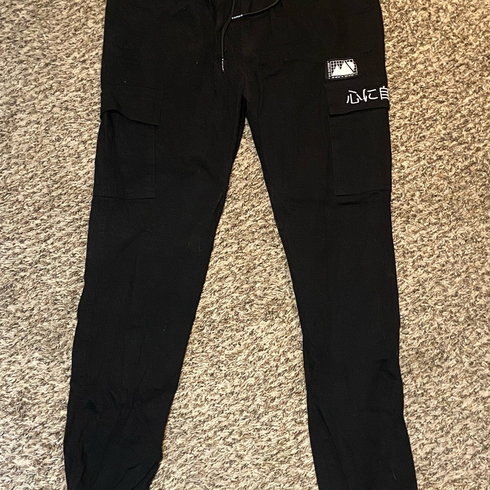 Brooklyn Cloth “The Jogger” Black Cargo Jogger Pants – Size M